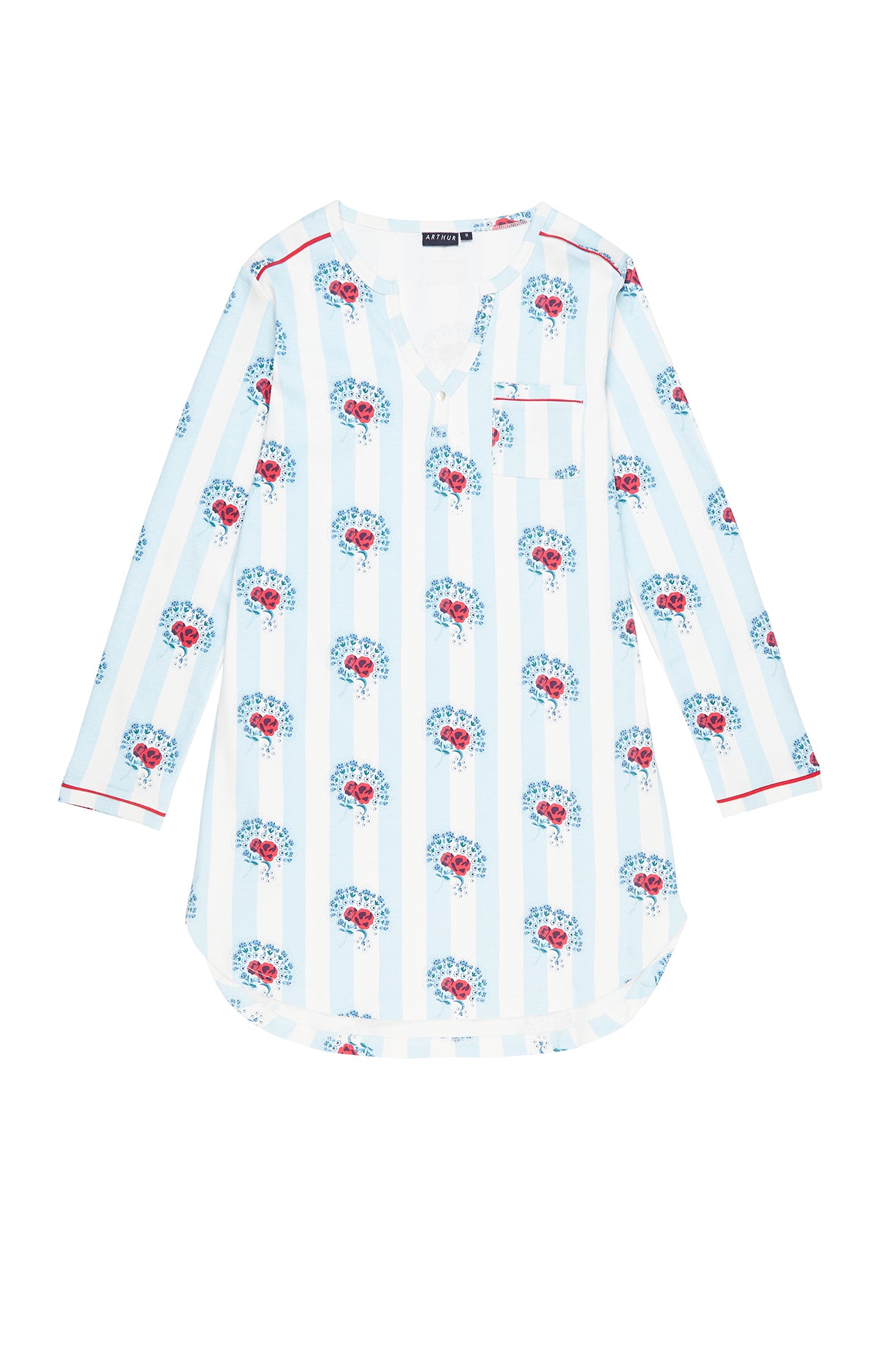 arthur-bob-suzanne-chemise-de-nuit-coton-bio-ciel image 5