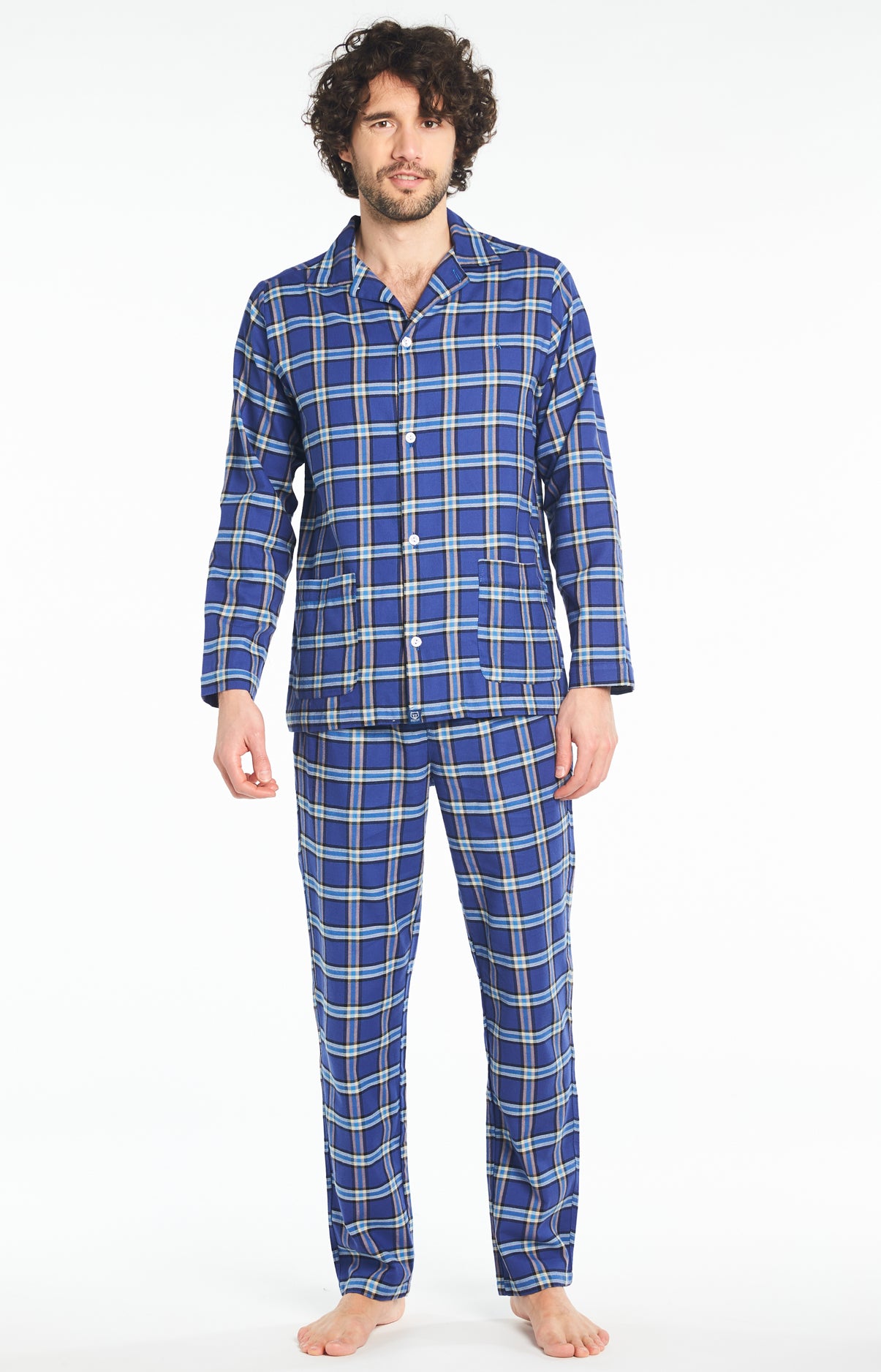 arthur-bob-soir-e-pyjama-long-homme-nuit-coton-gratt image 1