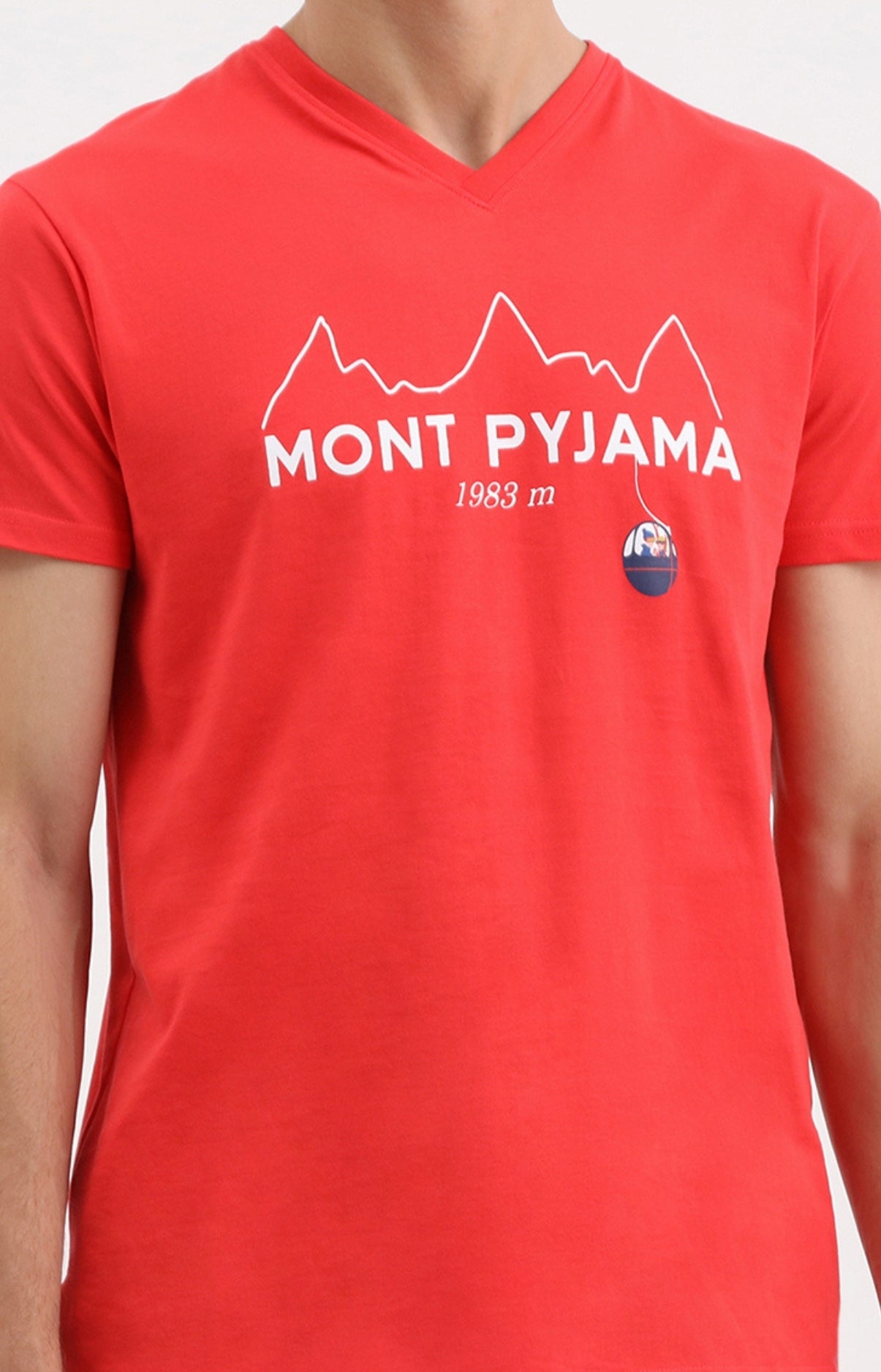 arthur-bob-mont-pyjashort-coton-ciel-manches-courtes image 2