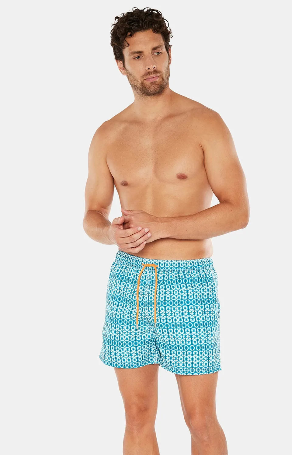 arthur-goa-short-de-bain-homme-bleu-taille-l-recycl image 1