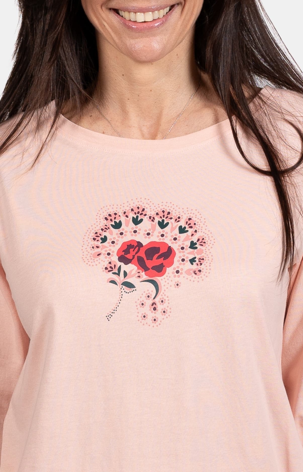 arthur-bob-pyjama-suzanne-jersey-coton-poudre-femme image 2