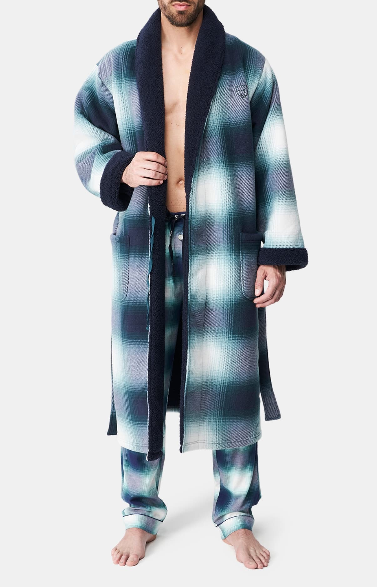 arthur-bob-liam-robe-de-chambre-marine-polaire image 4