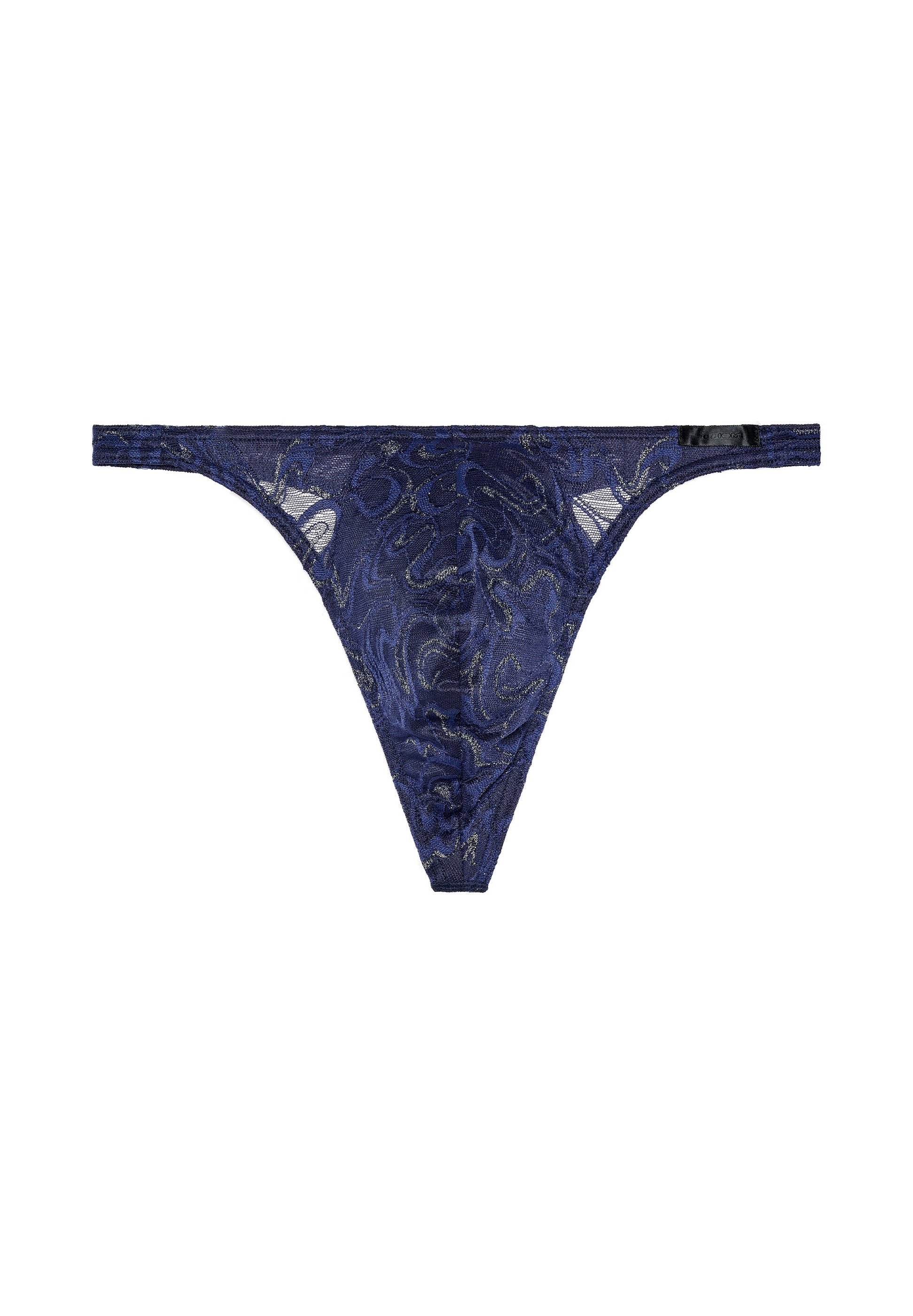 hom-purple-string-homme-dentelle-bleu-marine image 1