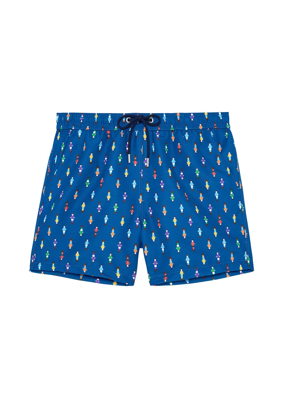 hom-h-fresh-calcio-short-de-bain-homme-bleu-marine-baby-foot image 1