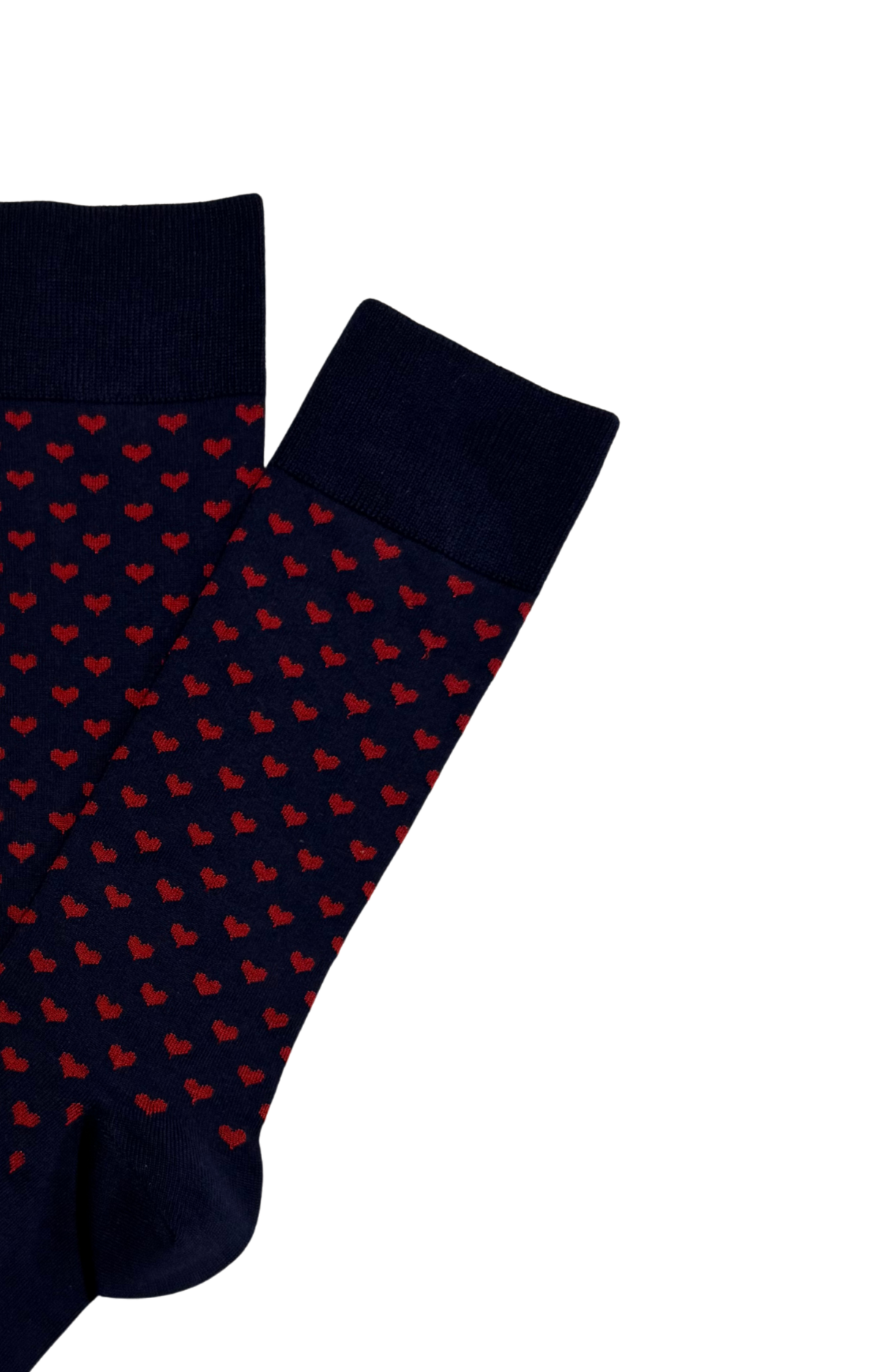 arthur-bob-chaussettes-coton-petit-c-ur-marine-40-46 image 2