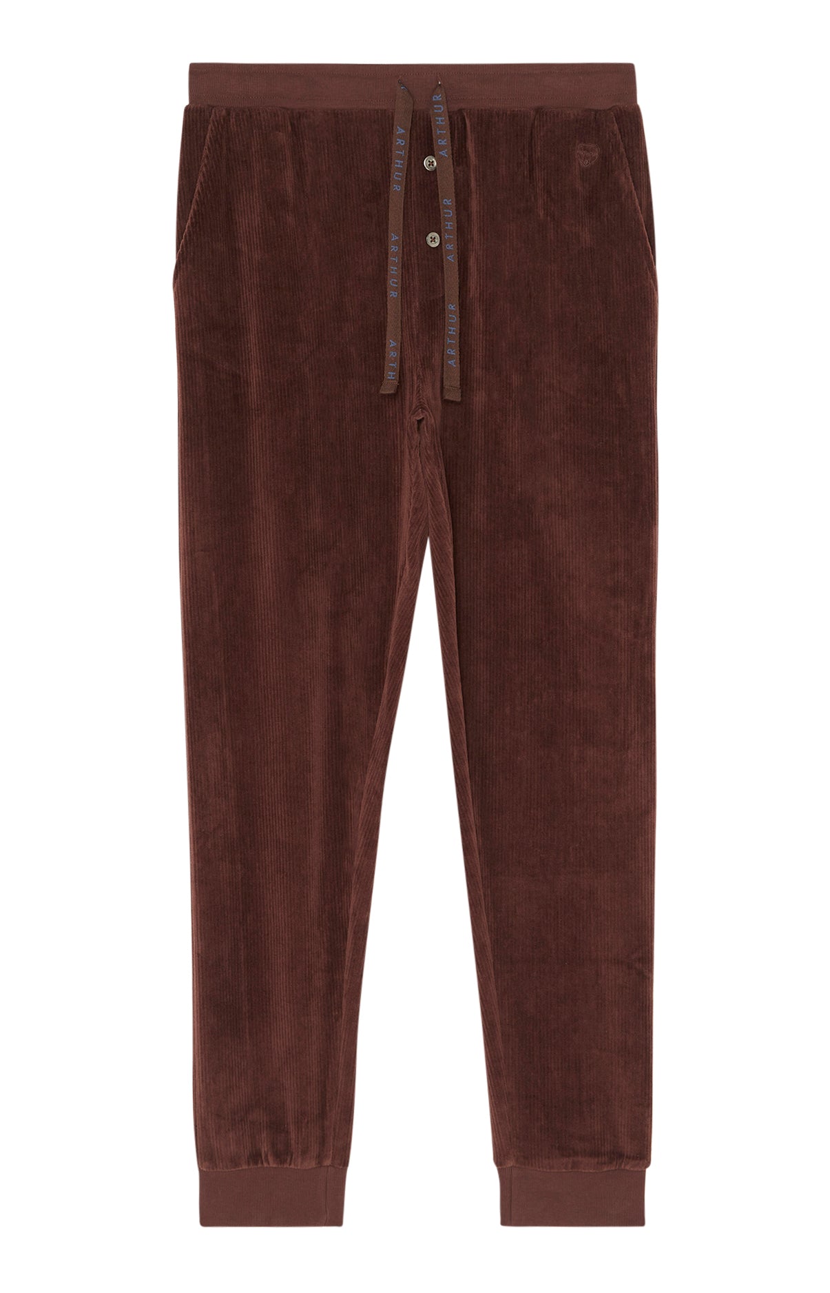 arthur-velvet-cotel-pantalon-pyjama-chocolat-bio image 3