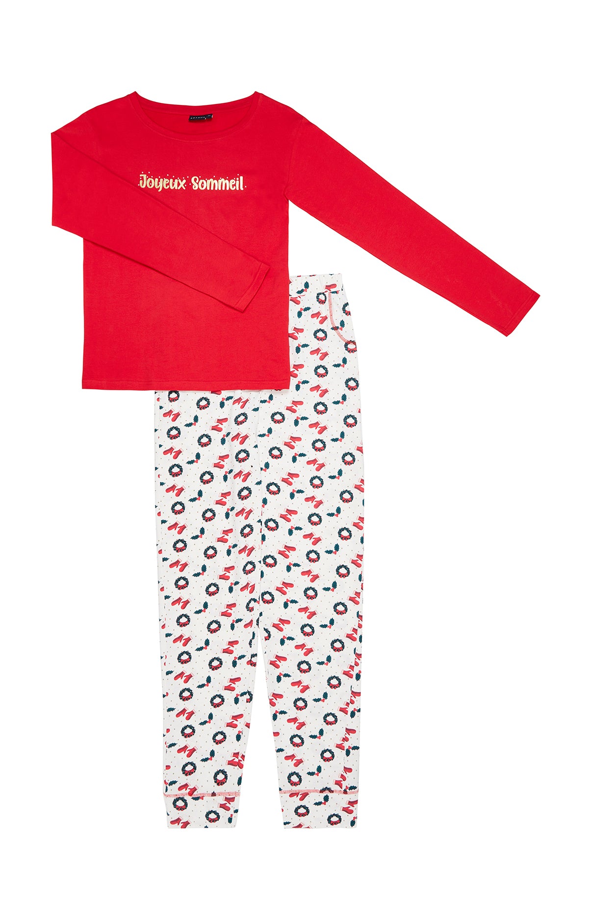 arthur-bob-pyjama-joyeux-sommeil-ivoire-coton-femme image 3