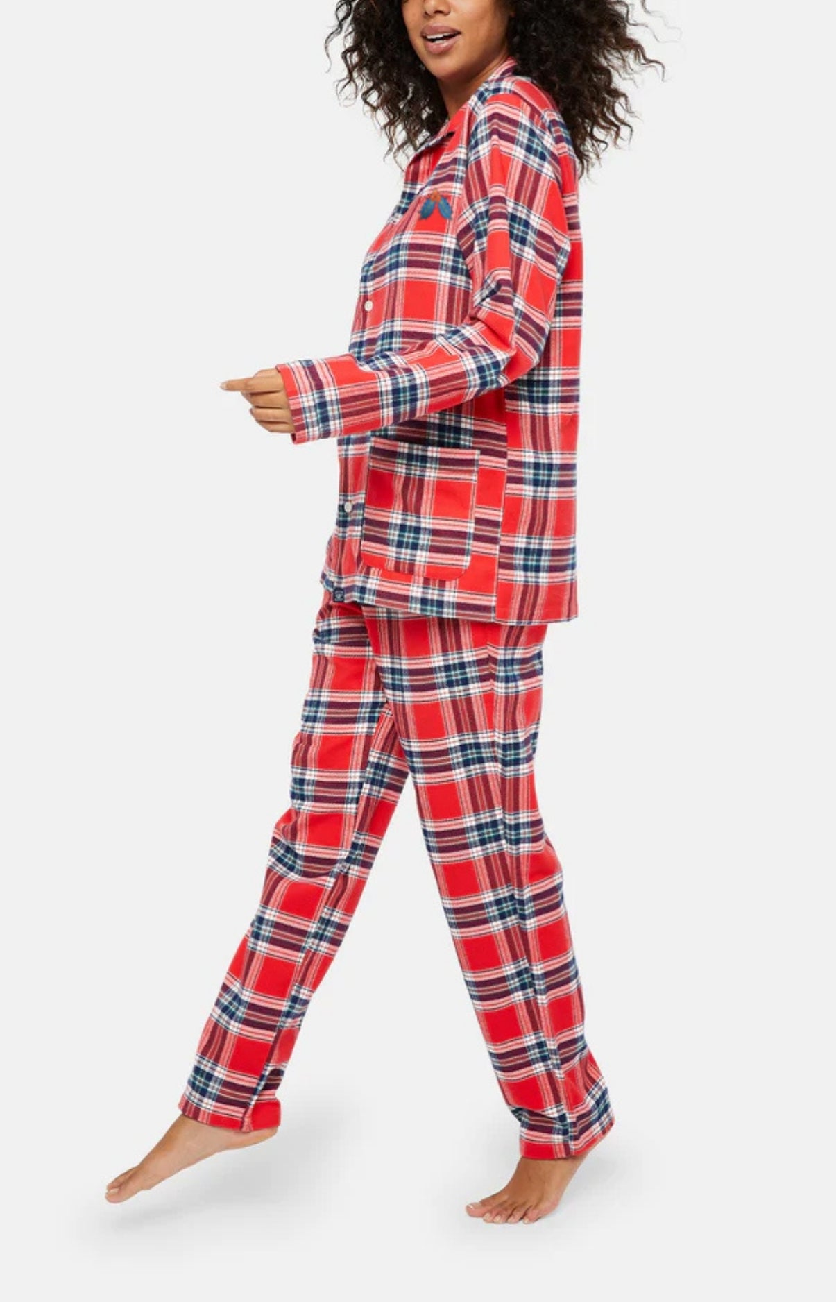 arthur-bob-logan-pyjama-boutonn-rouge-l-flanelle-coton image 2