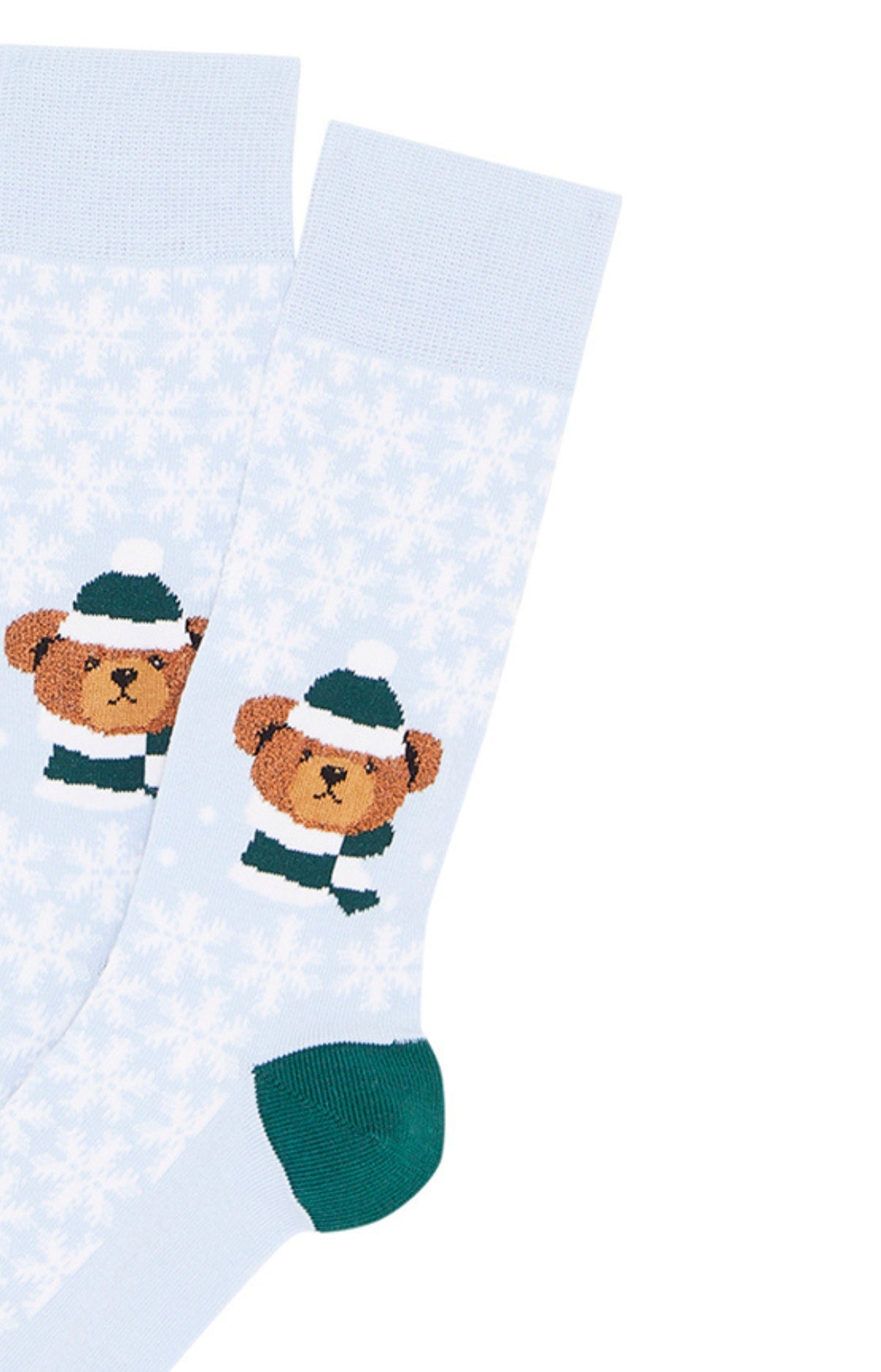 arthur-bob-chaussettes-teddy-ciel-40-46-coton-bio image 2
