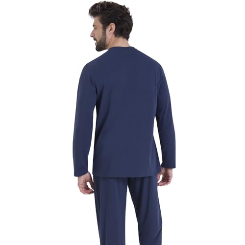athena-easy-coton-pyjama-long-homme-coton-bio-taille-m image 8