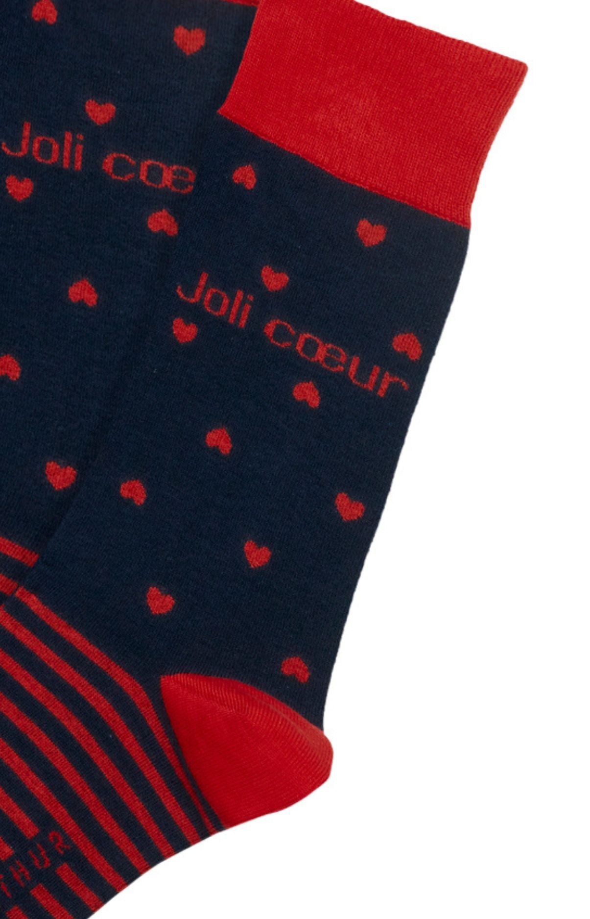 arthur-bob-joli-coeur-chaussettes-homme-marine image 2