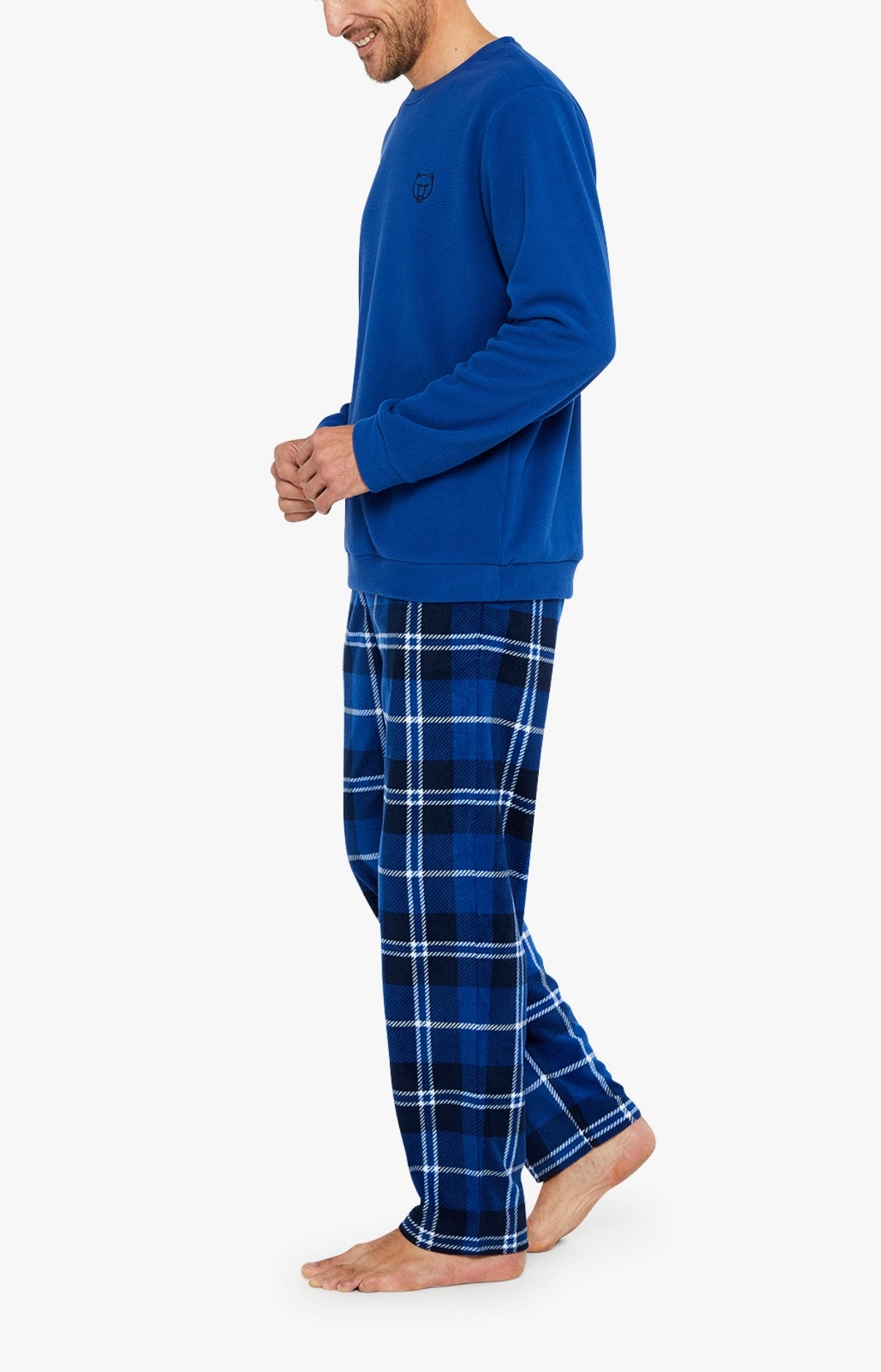 arthur-bob-ralf-pyjama-polaire-marine-homme image 2