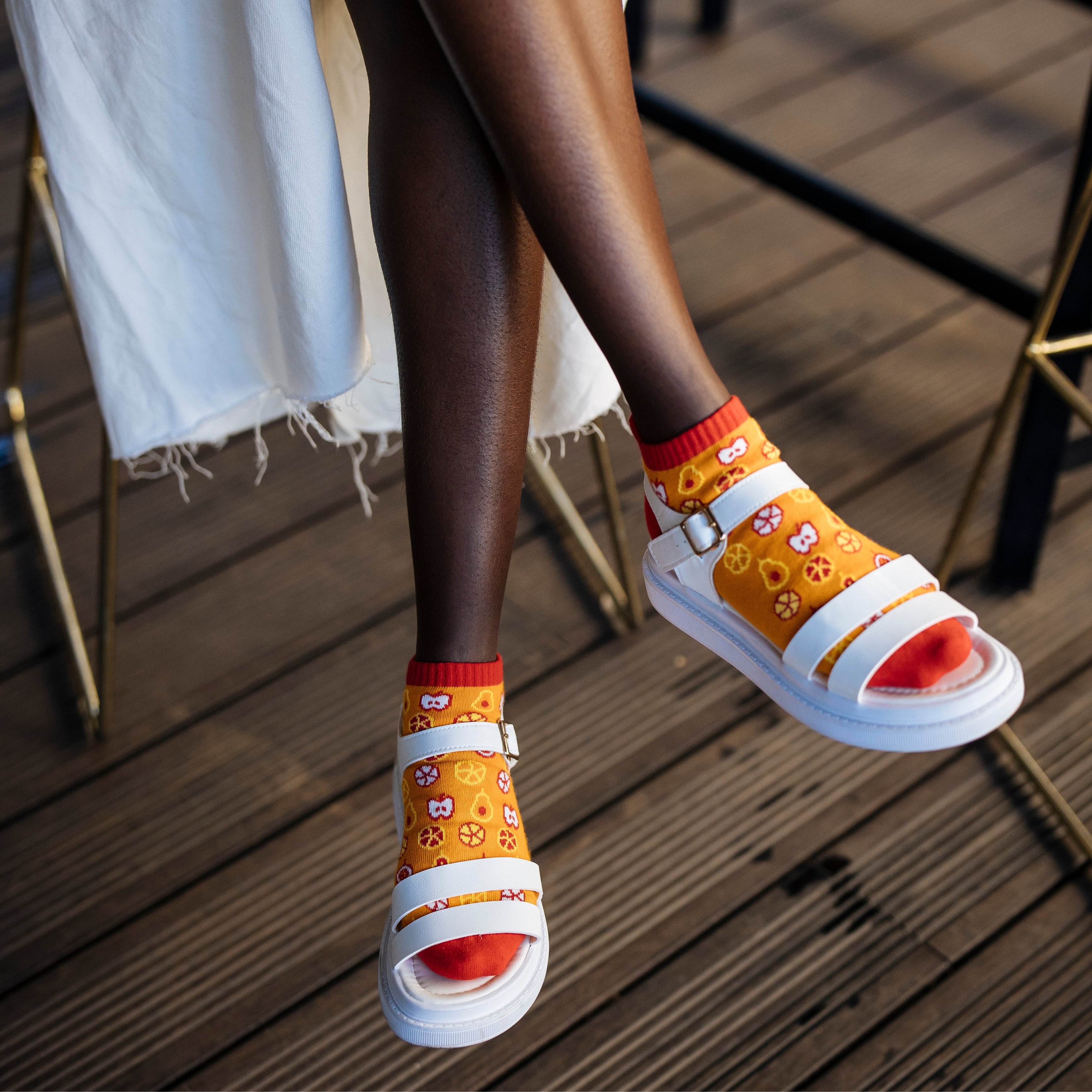 archiduchesse-socquette-jus-de-chaussettes-socquettes-orange-36-41 image 3