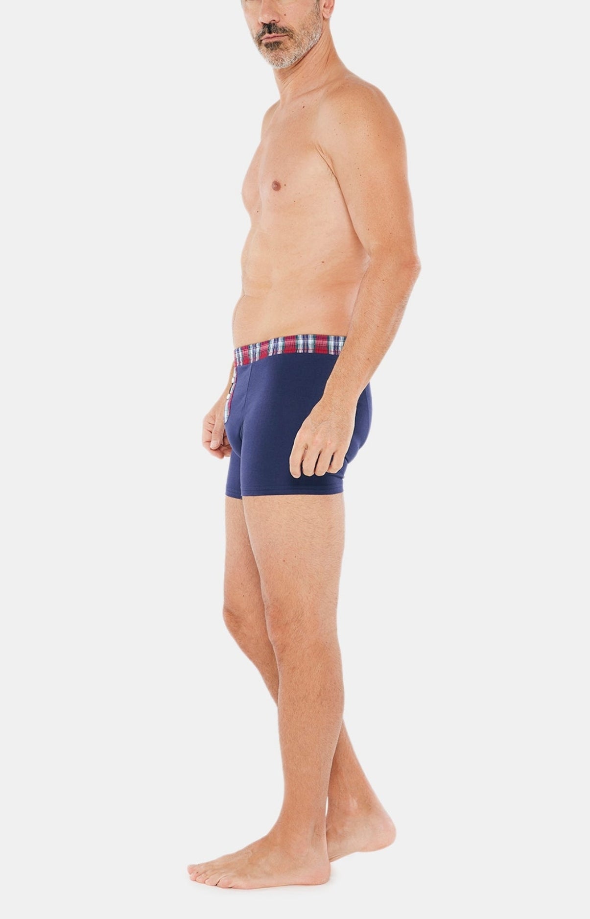 arthur-bob-boxer-club-coton-marine-homme image 2
