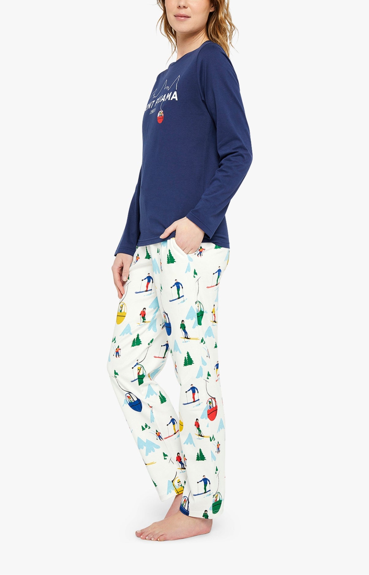 arthur-bob-pyjama-mont-pyjama-blanc-coton-bio-femme image 4