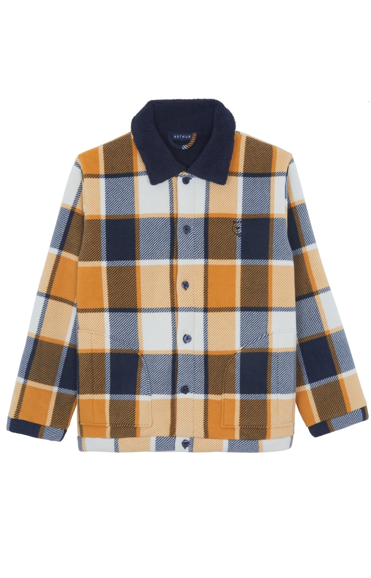 arthur-happy-40-veste-polaire-homme-gold-l-polyester image 3