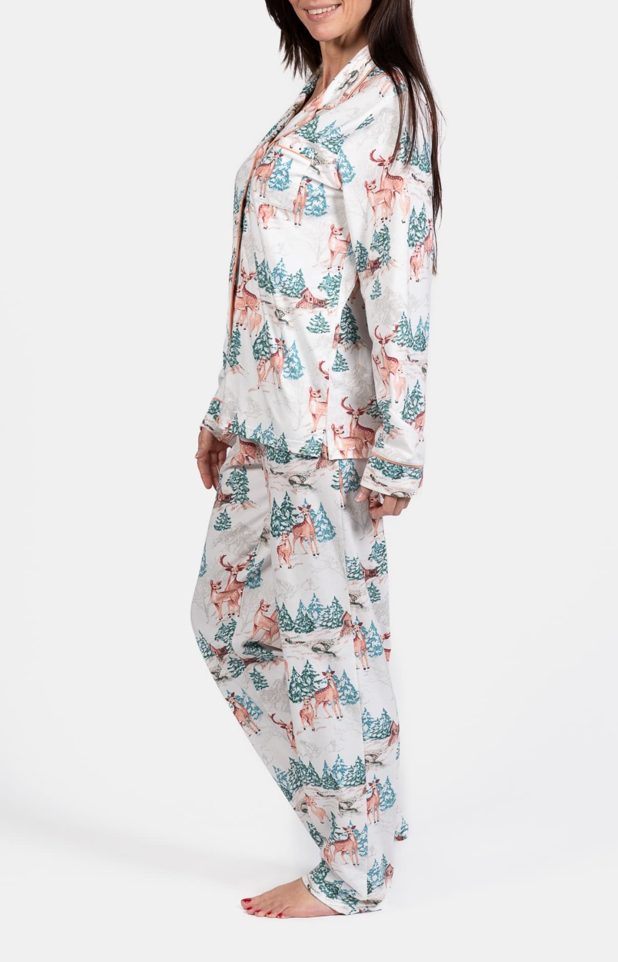 arthur-bob-biche-pyjama-flanelle-femme-blanc image 5