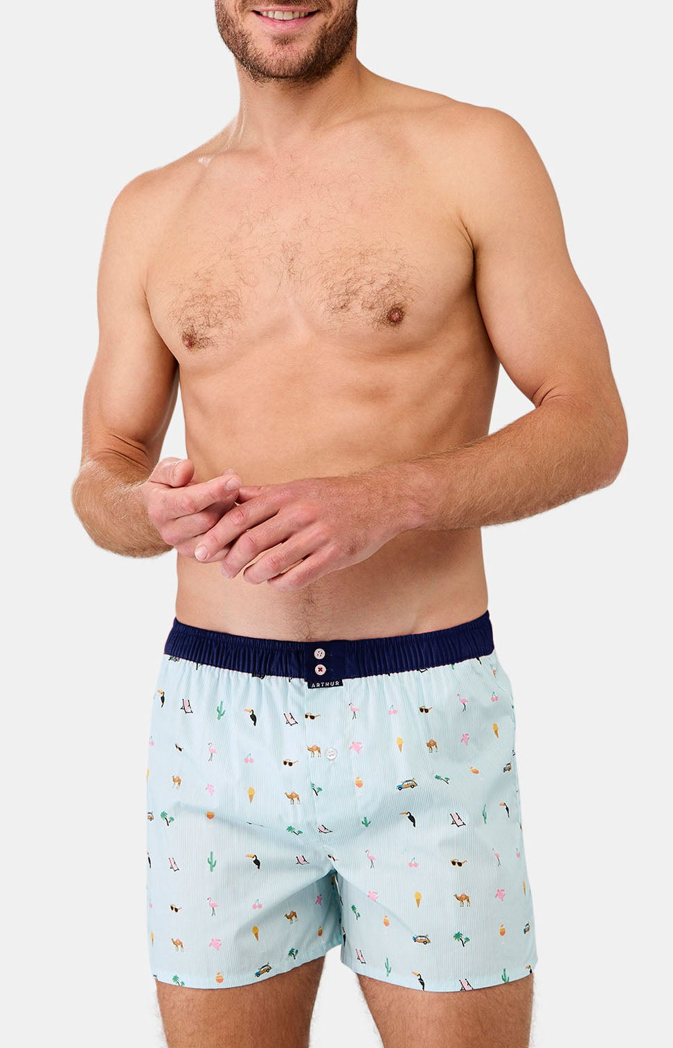arthur-le-club-n-1163-cale-on-homme-lagon-coton-bio image 2