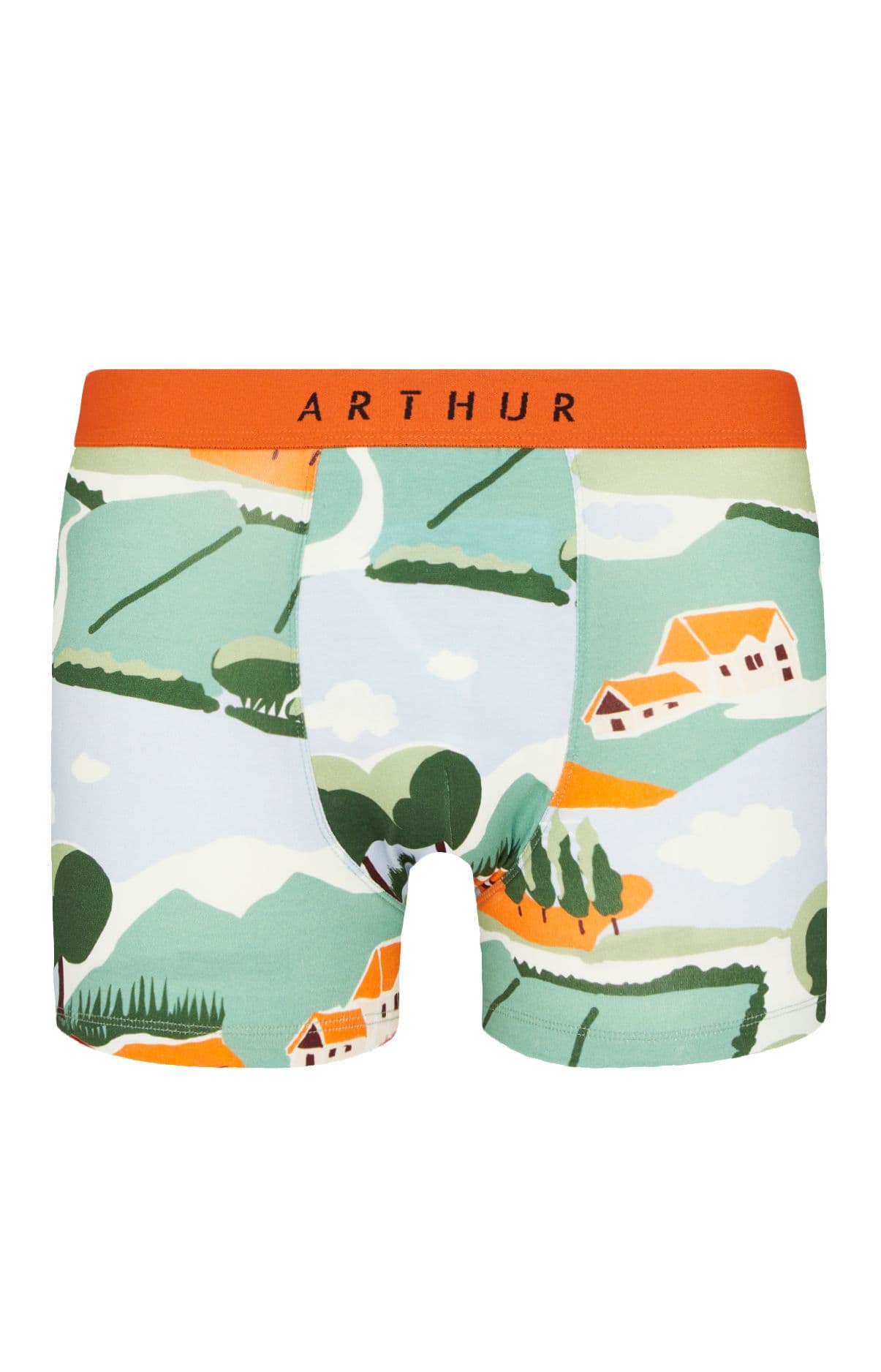 arthur-bob-campagne-boxer-homme-vert-coton-bio image 3