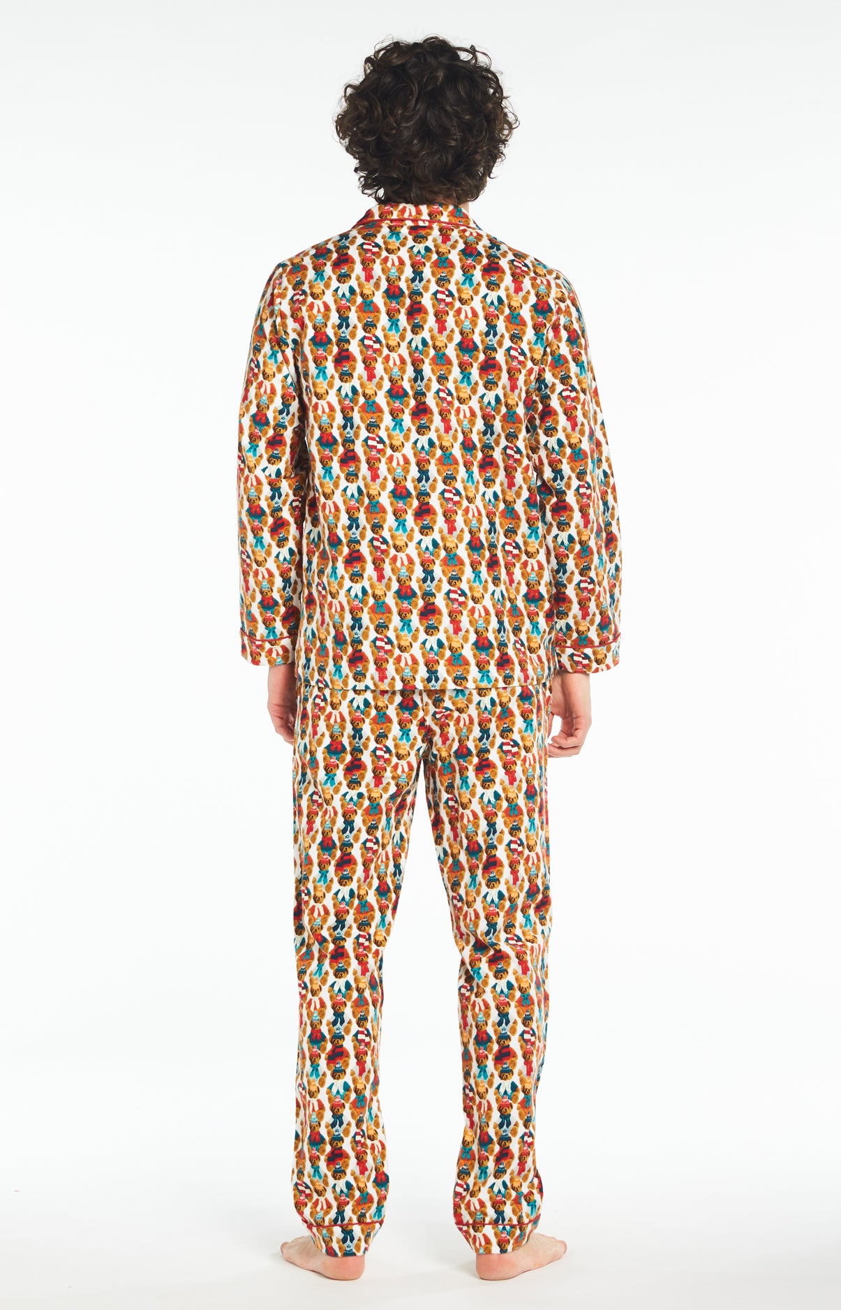 arthur-bob-pyjama-long-pilou-teddy-neige image 6