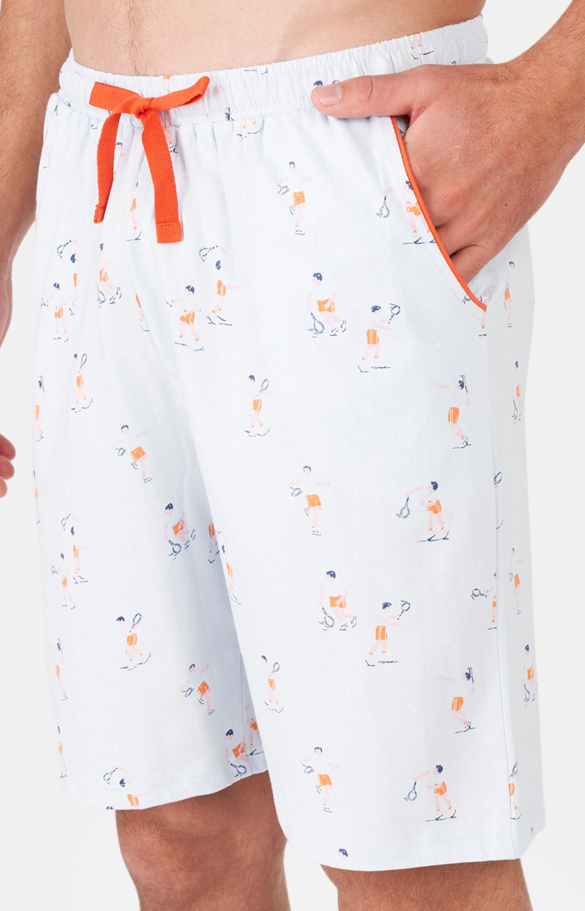 arthur-bob-pyjashort-roland-garros-marine-coton-bio image 6