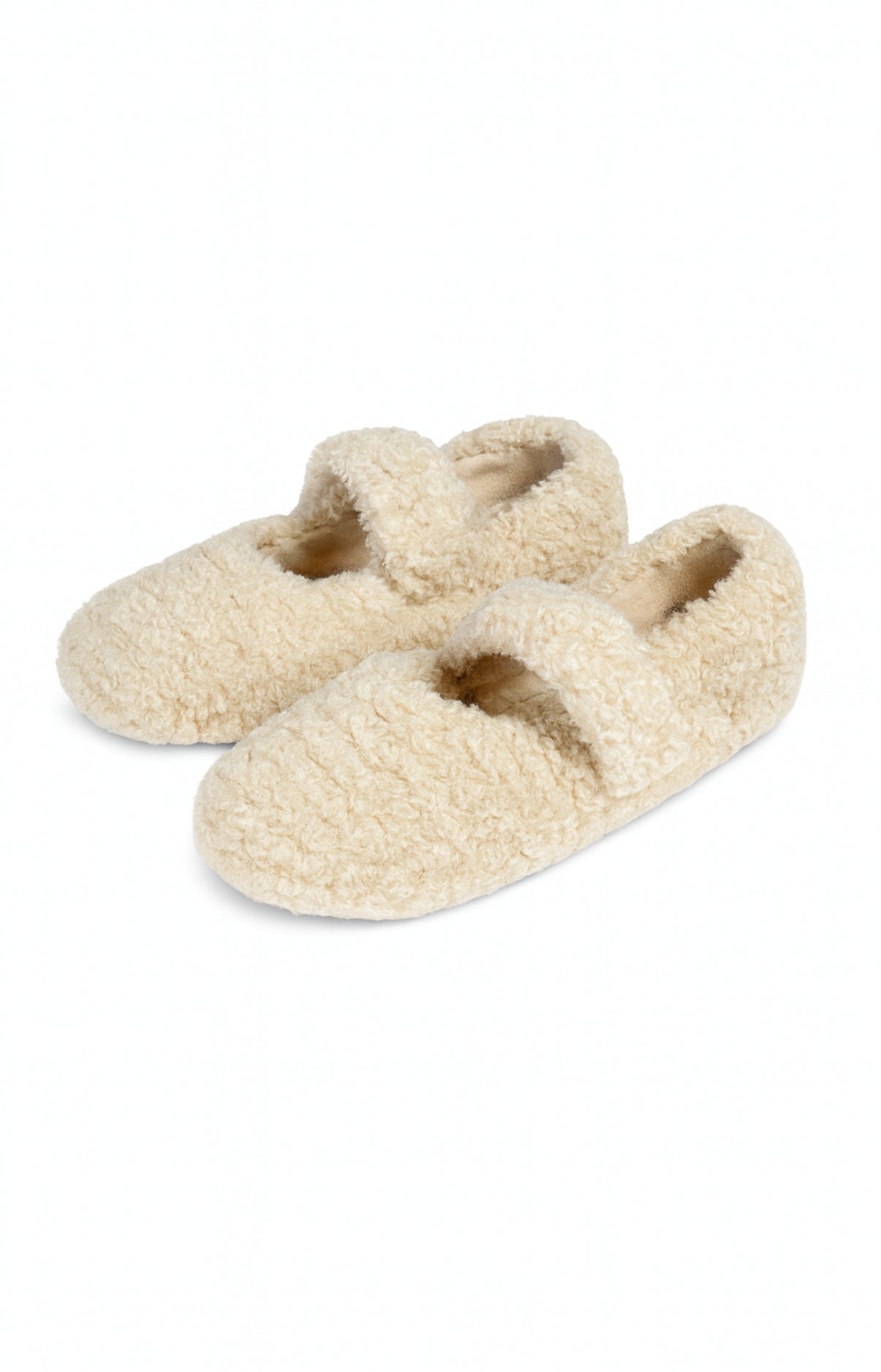 arthur-bob-ballerina-chaussons-femme-beige-fausse-fourrure image 2