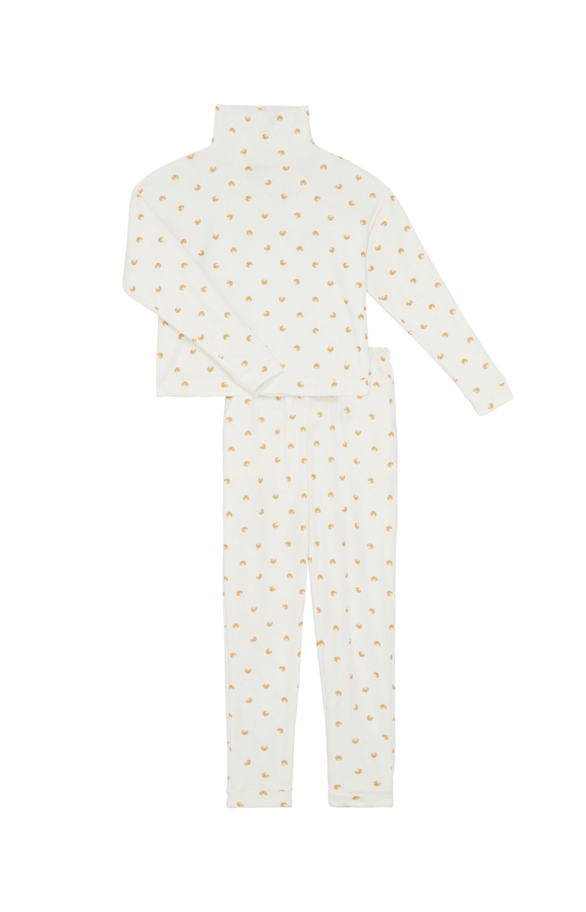 arthur-bob-pyjama-croissant-ivoire-polaire-femme image 3