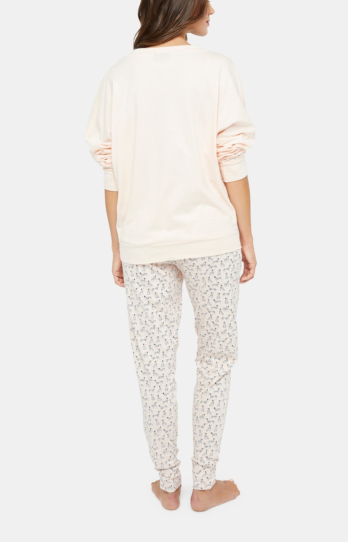 arthur-bob-pyjama-dalmatien-rose-coton-femme image 4