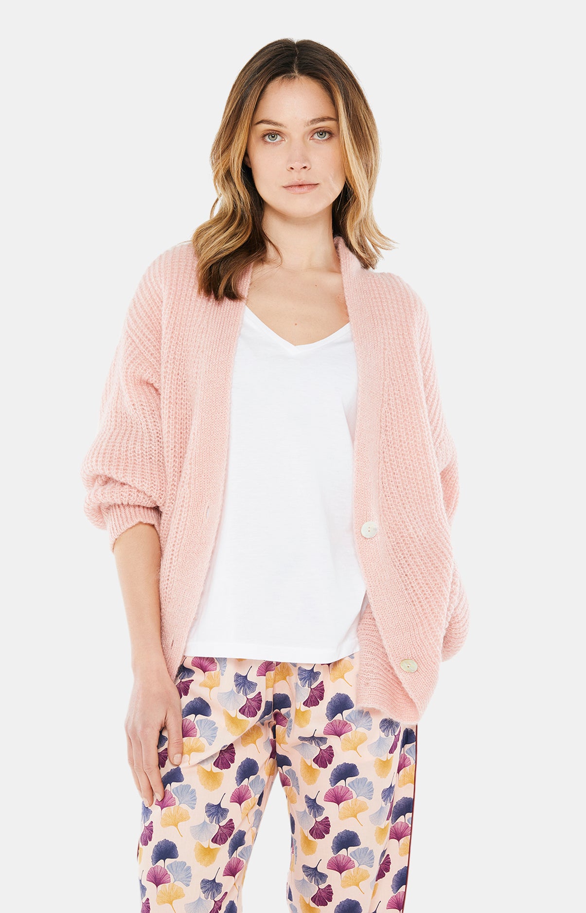 arthur-bob-mohair-gilet-femme-poudre-tu image 4