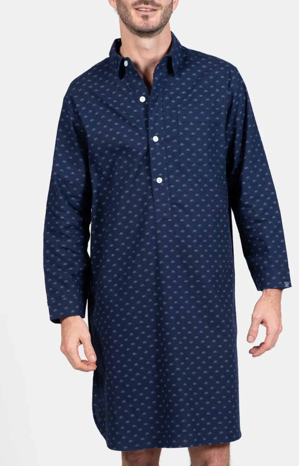 arthur-bob-v-lo-chemise-de-nuit-pilou-marine image 1