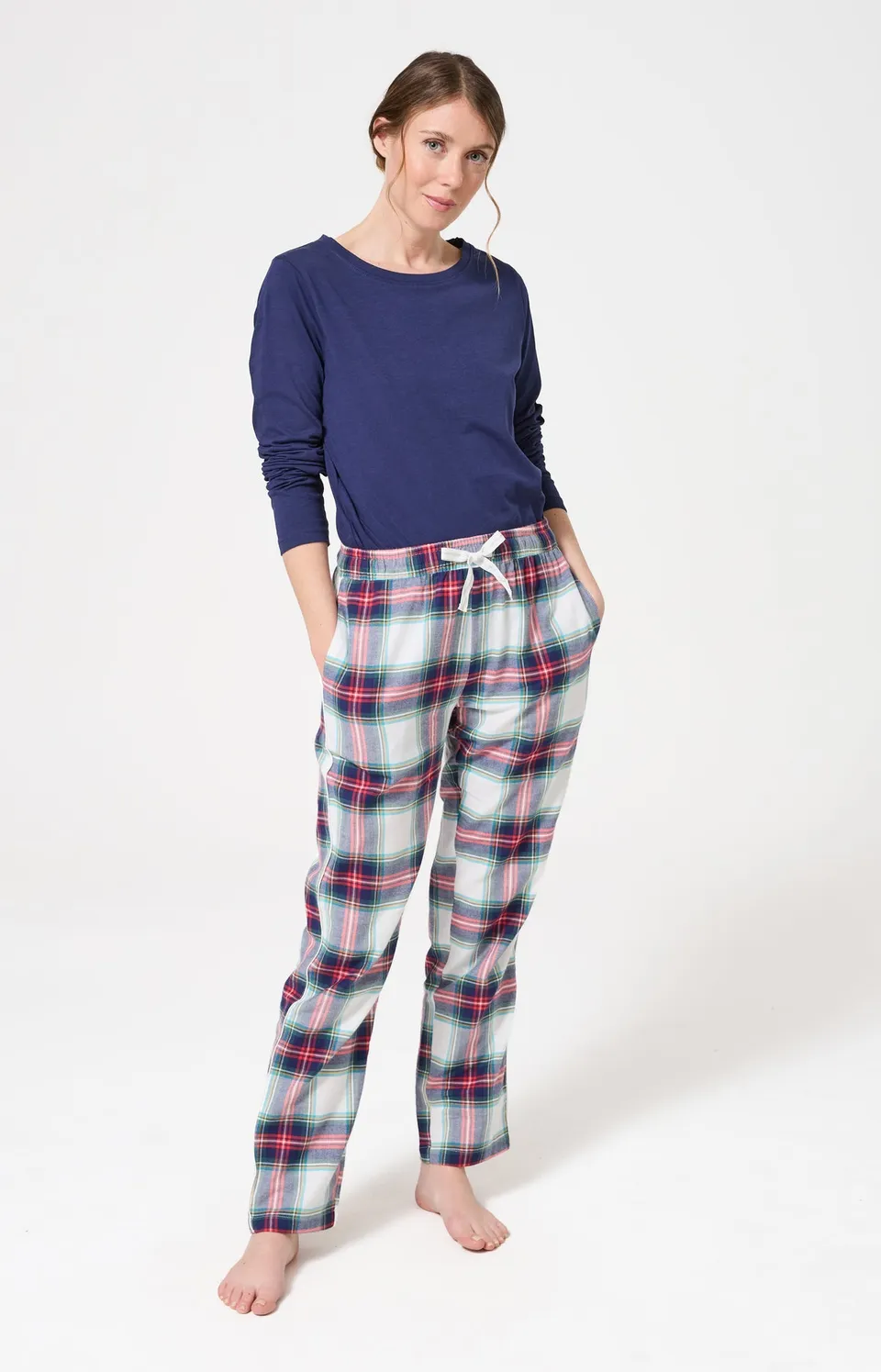 arthur-bob-logan-pantalon-pyjama-flanelle-blanc-pilou image 1