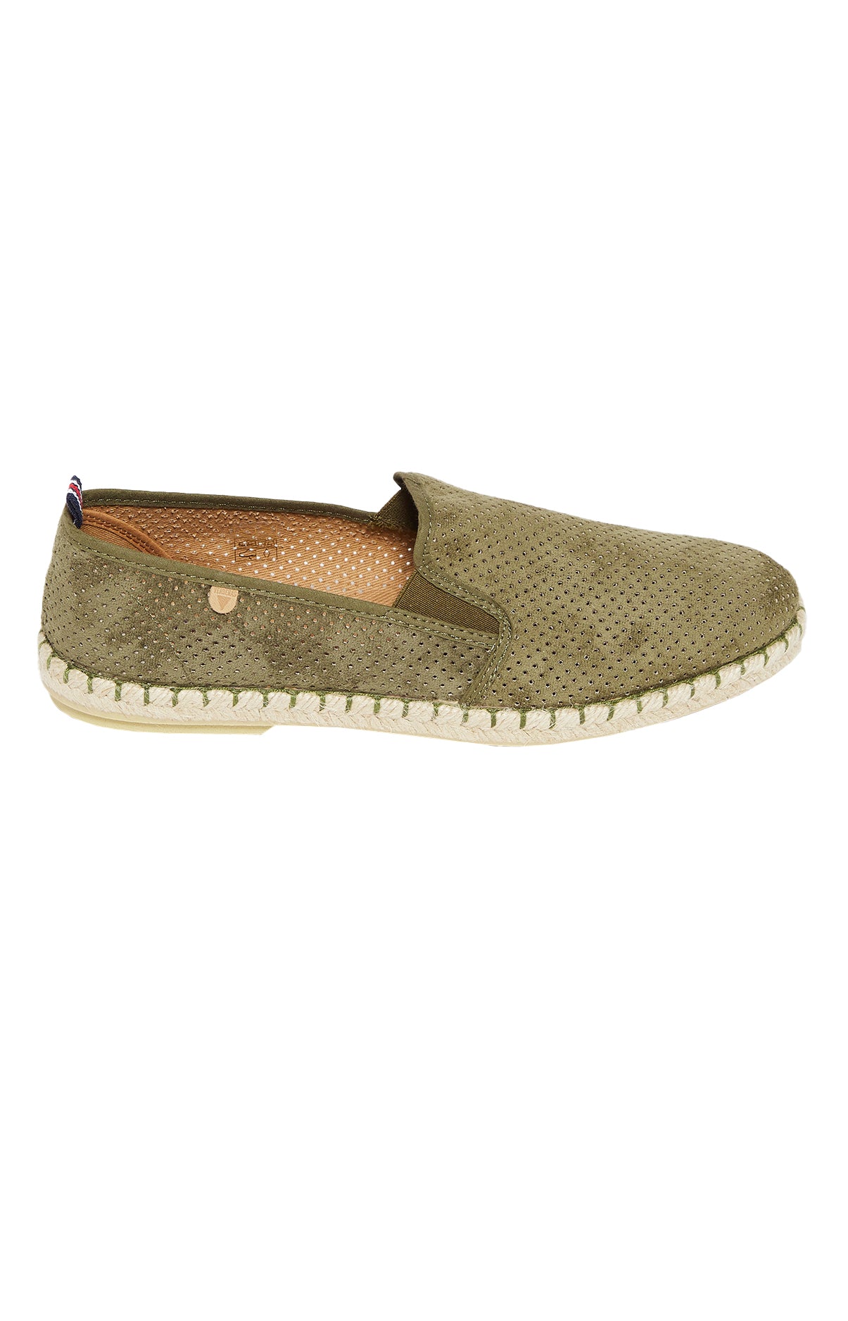 arthur-bob-cuir-uni-espadrilles-homme-kaki image 2