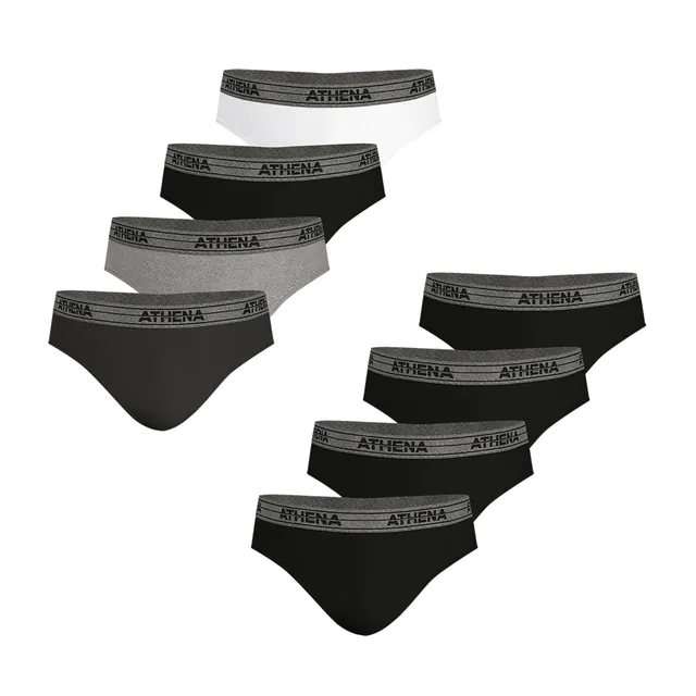 athena-ecopack-lot-de-8-slips-homme-coton-xxl image 1