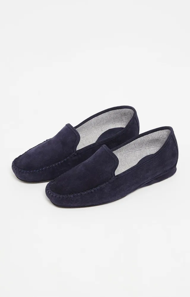 arthur-bob-mocassins-cuir-chaussons-homme-marine-43-cuir image 1