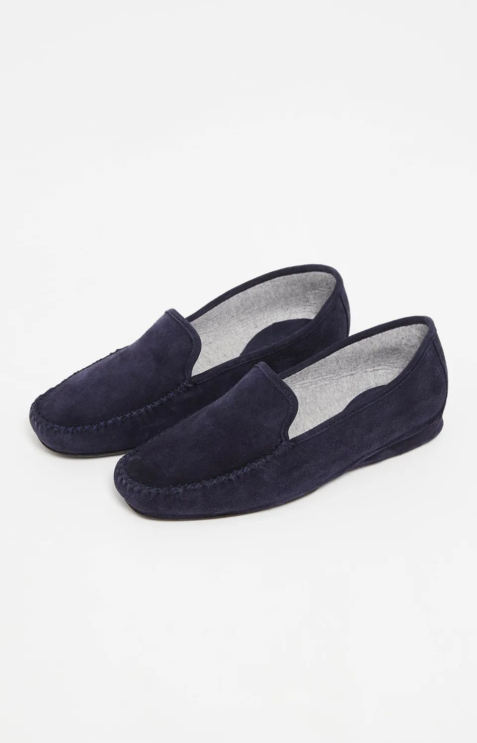 arthur-bob-mocassins-cuir-chaussons-homme-marine-43-cuir image 1