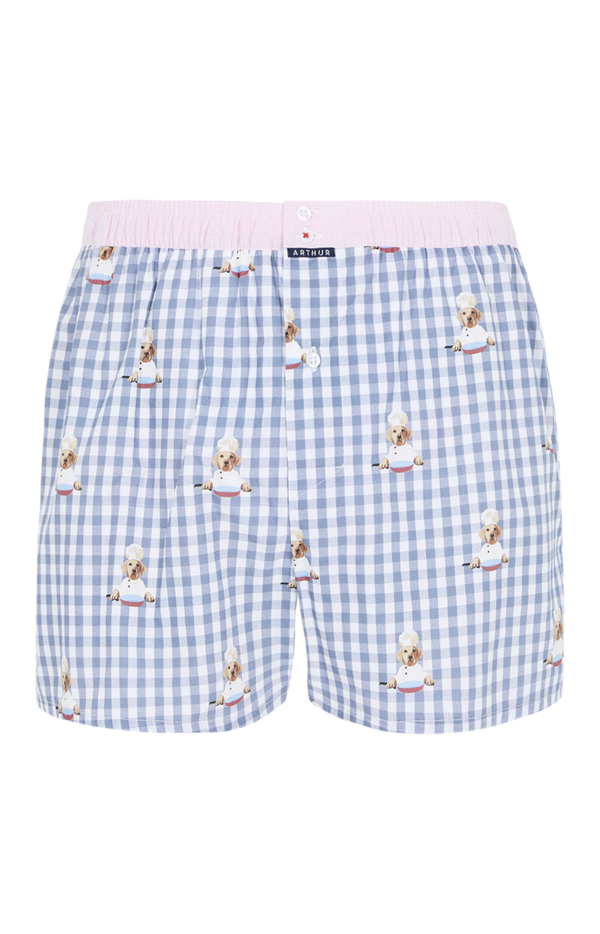arthur-le-club-cale-on-n-1199-gris-vichy-coton-bio image 3