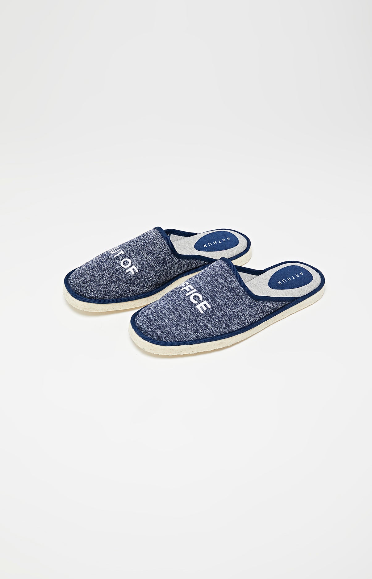 arthur-bob-mules-out-of-office-denim-gris image 1