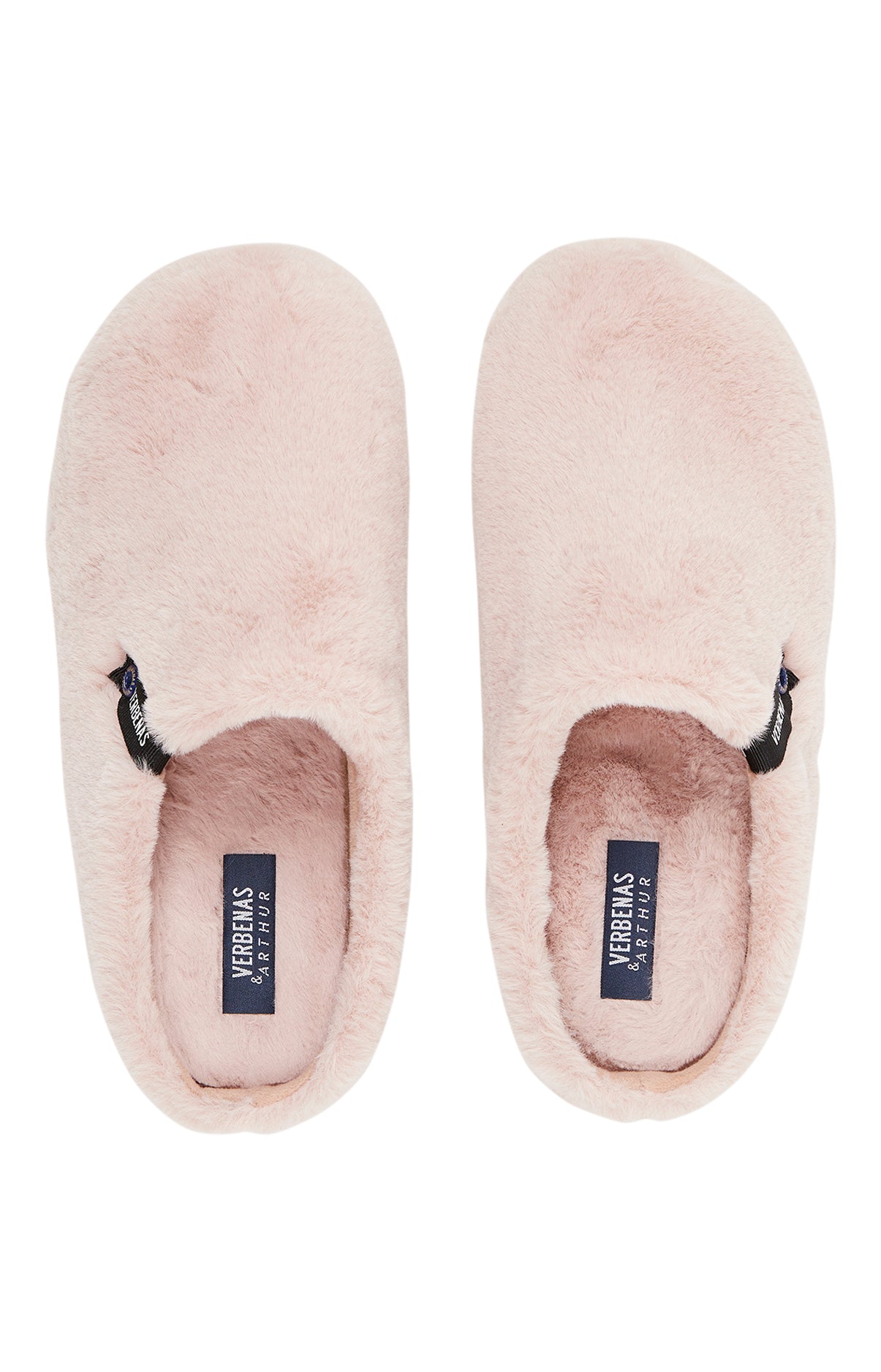 arthur-bob-mules-rose-doux-38-fausse-fourrure image 2