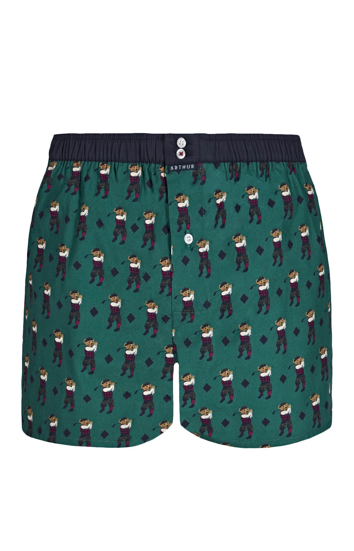 arthur-le-club-n-926-cale-on-homme-vert-coton-bio image 3