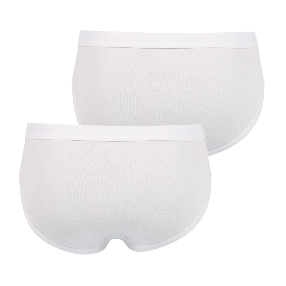 athena-basic-coton-lot-2-slips-homme-blanc-taille-m image 3