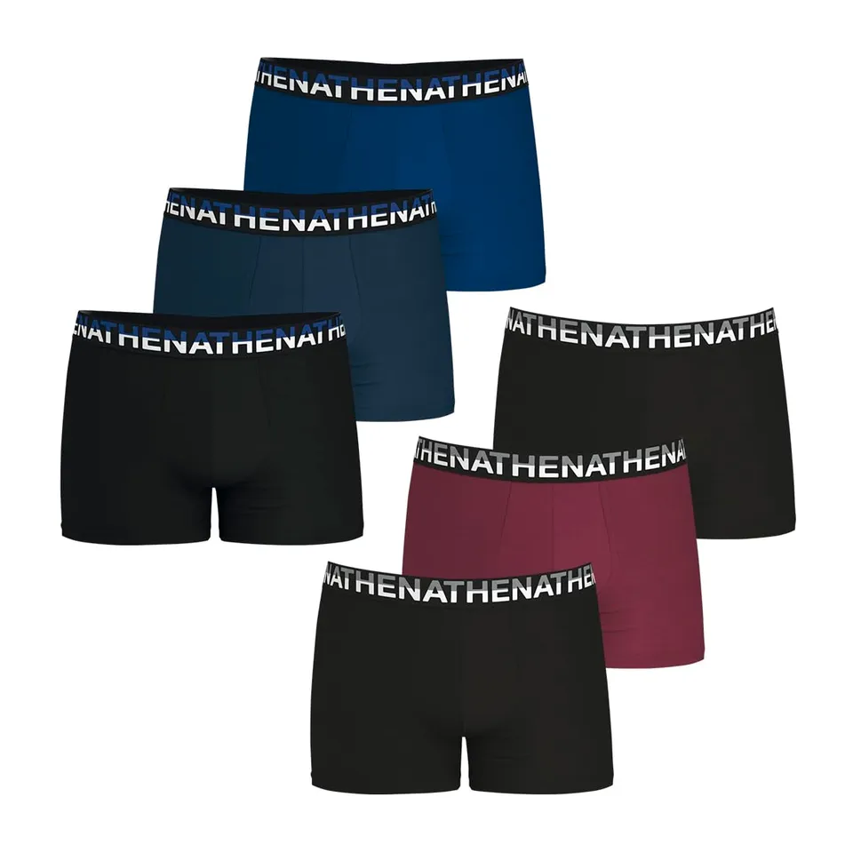 athena-easy-essentiel-boxer-homme-xxl-lot-6-coton-stretch image 1