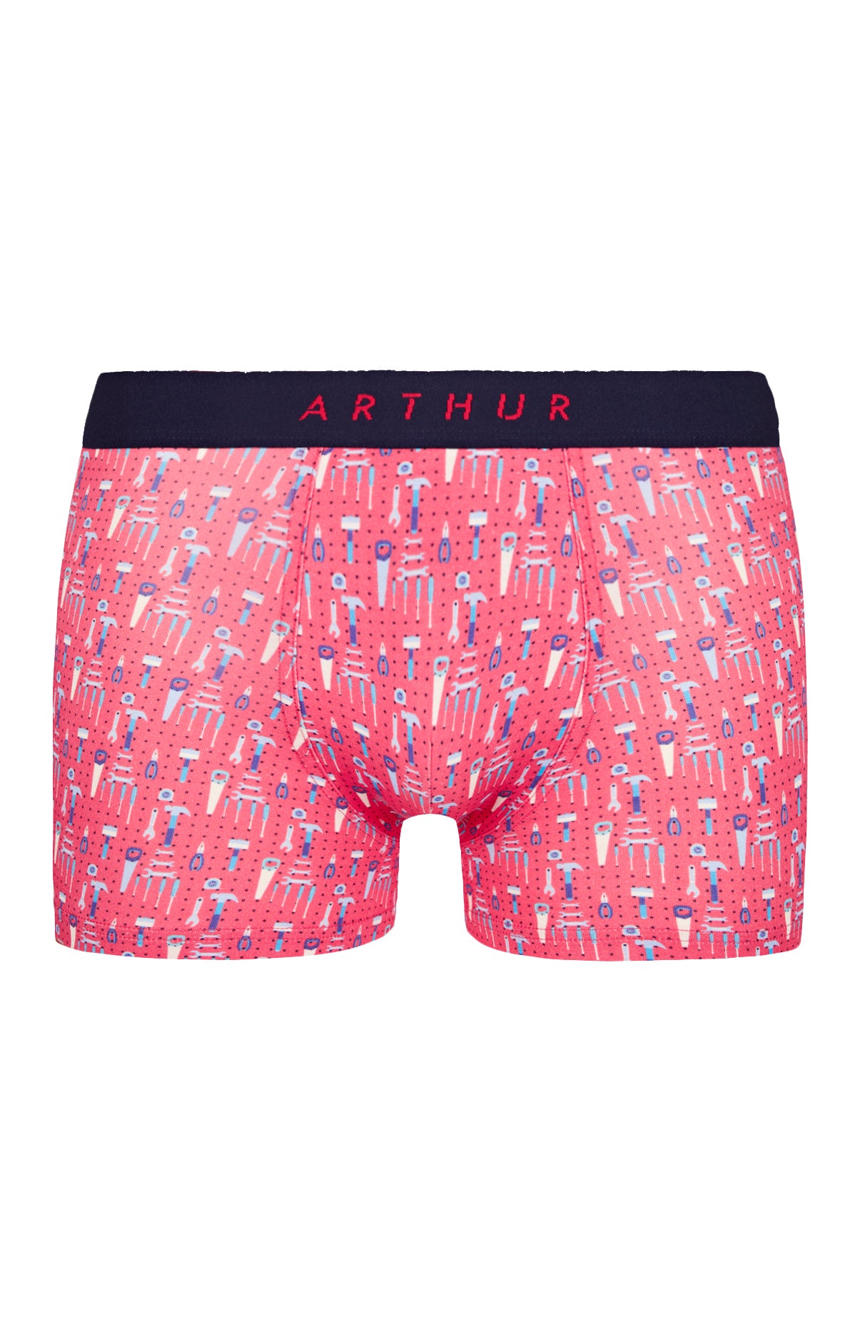 arthur-bob-bricolage-boxer-homme-rouge-coton-bio image 3