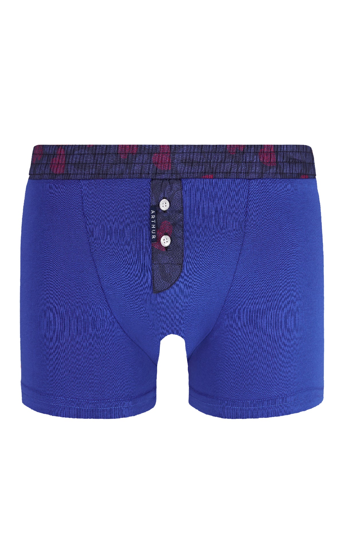 arthur-bob-club-roi-boxer-homme-bleu-coton-bio-ceinture image 3