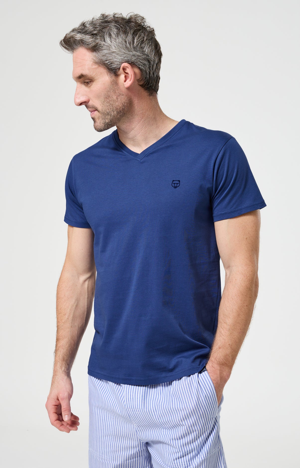 arthur-bob-marin-tee-shirt-homme-marine-coton-bio image 4