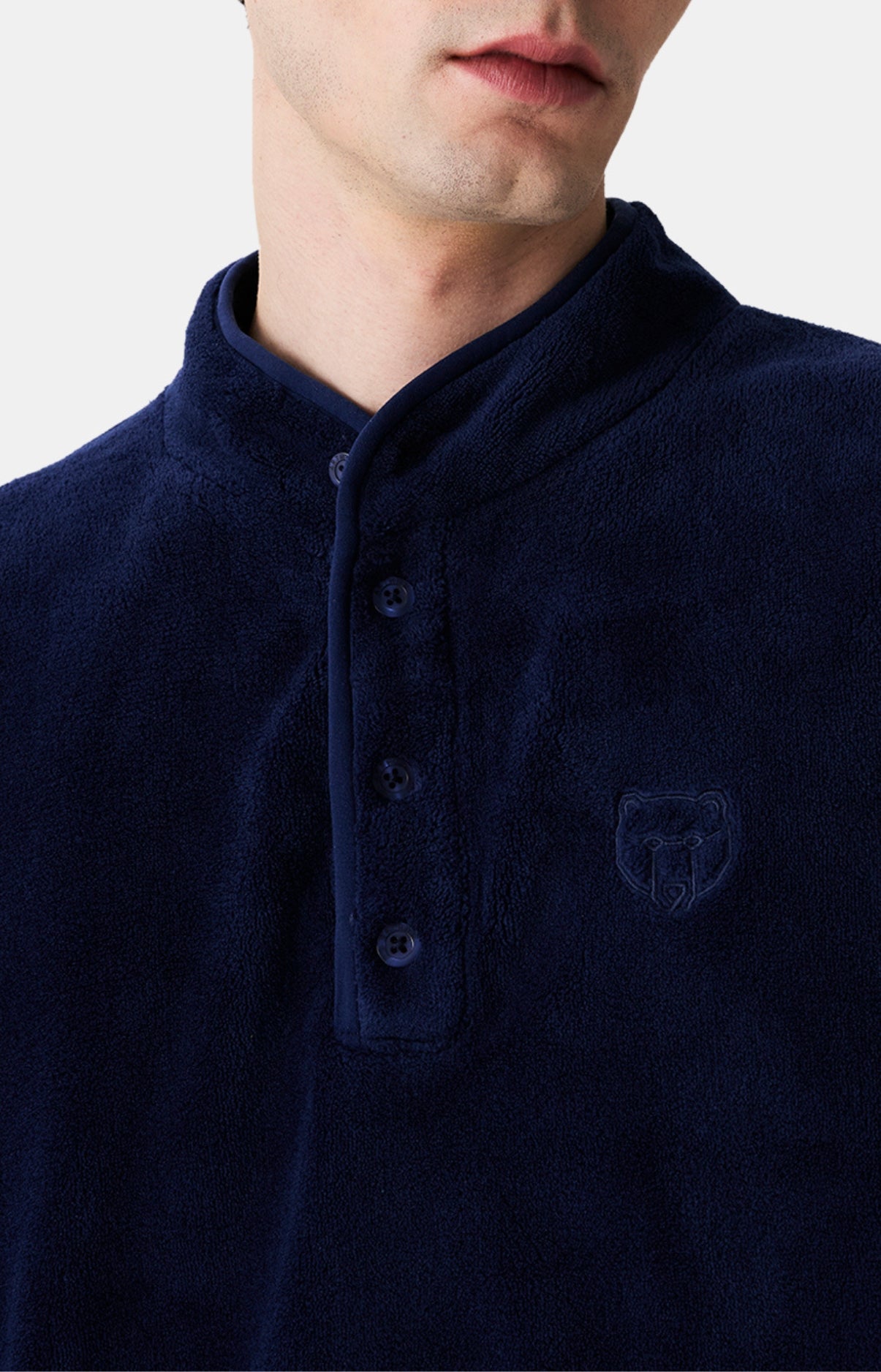arthur-bob-nuit-polaire-pyjama-homme-marine-l-polaire-chaude image 2