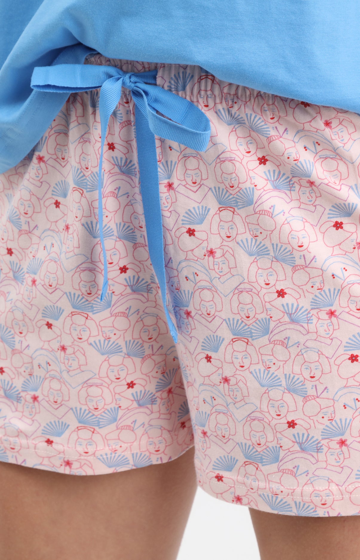 arthur-bob-pyjashort-sommeil-levant-rose-coton-femme image 3