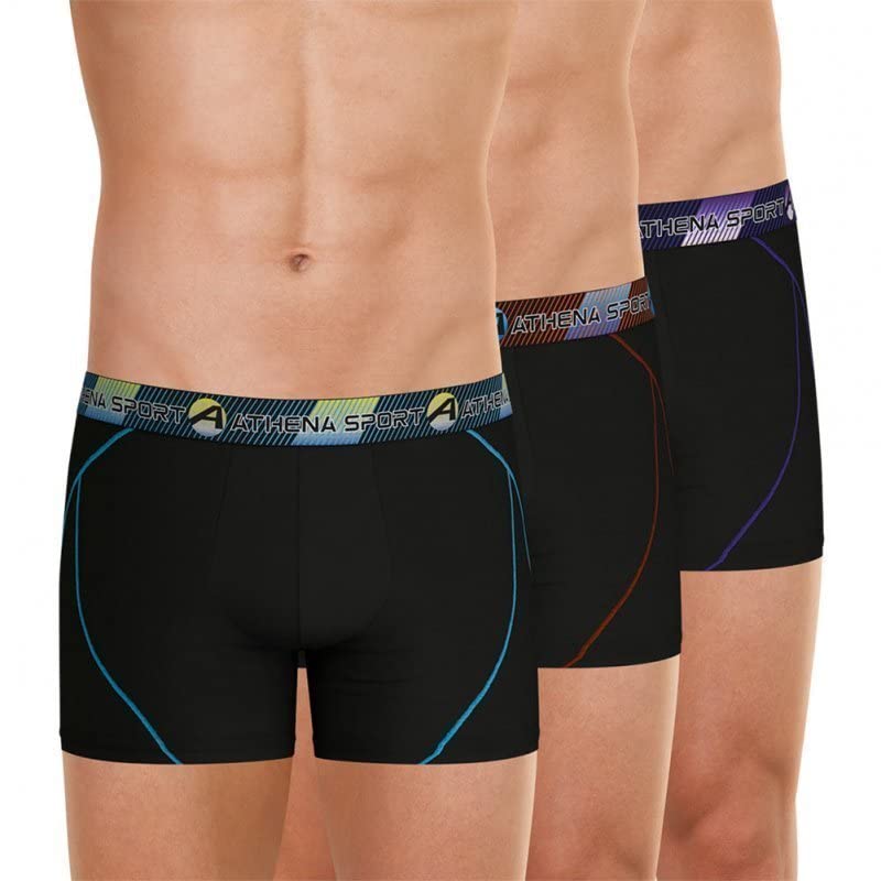 athena-training-dry-boxer-long-homme-noir-microfibre image 4