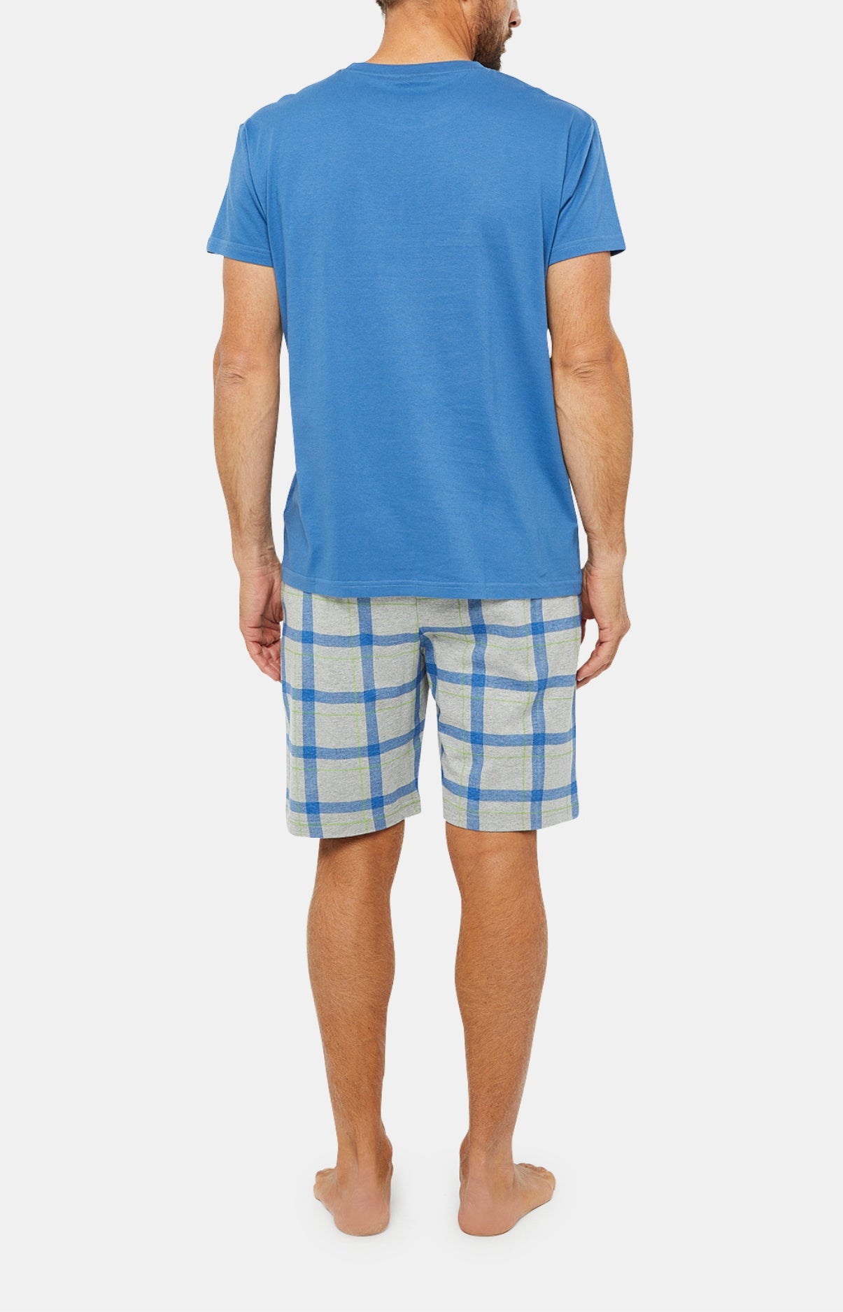 arthur-bob-addict-pyjashort-coton-bio-gris-col-rond image 6