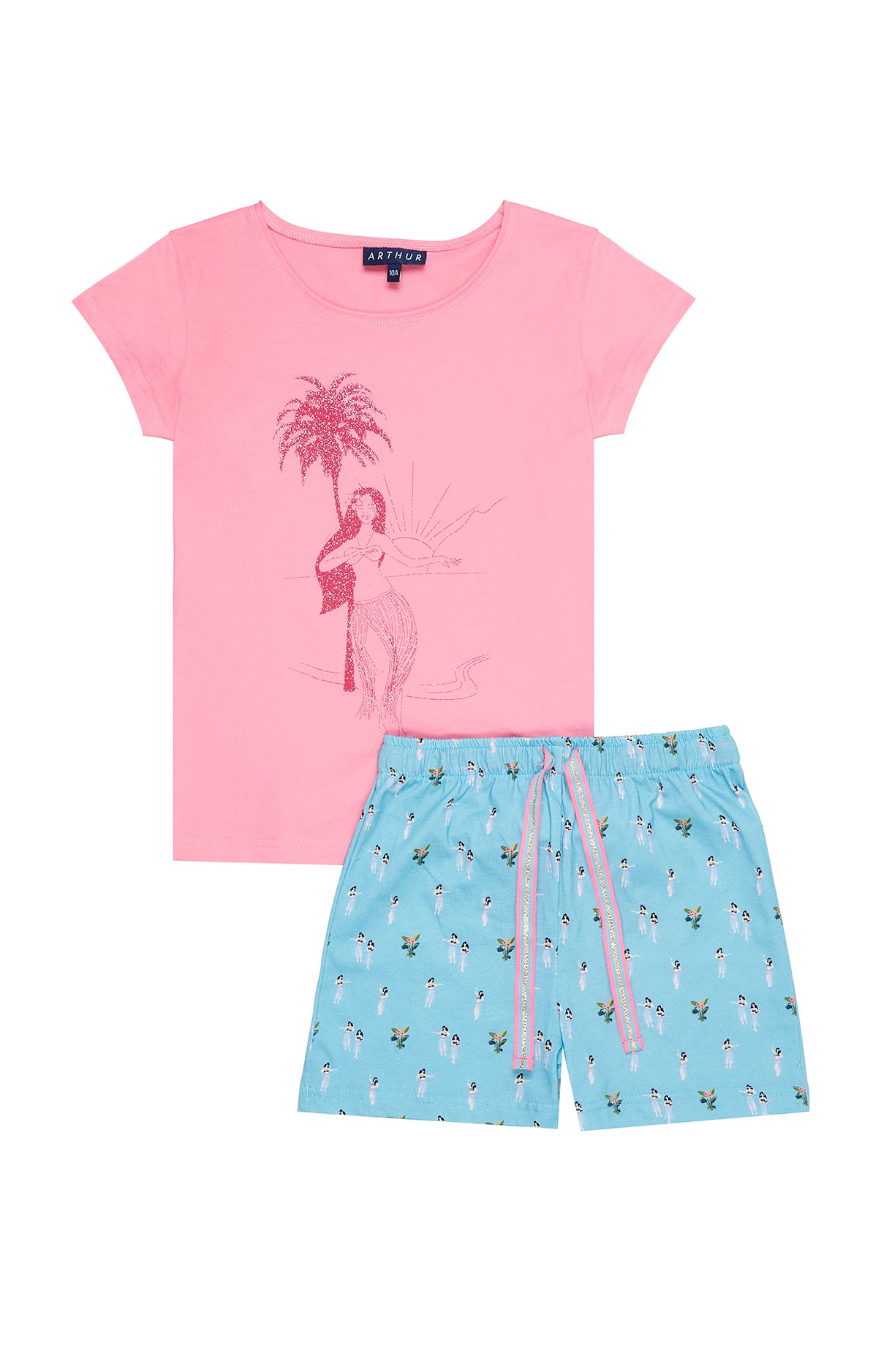 arthur-bob-monoi-pyjashort-enfant-atoll-coton-bio-2-16-ans image 3