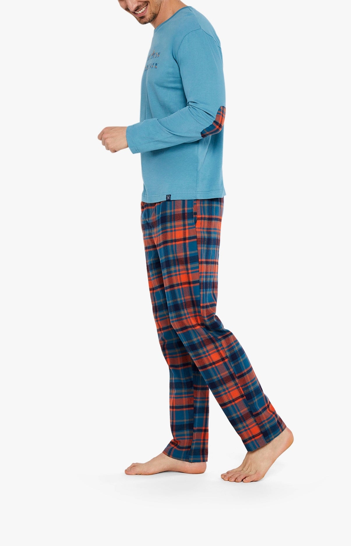 arthur-bob-john-pyjama-homme-multicolore-coton-bio-chaud image 2